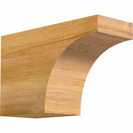 Ekena Millwork Huntington Rough Sawn Rafter Tail, Western Red Cedar, 6"W x 10"H x 16"L RFT06X10X16HUN00RWR